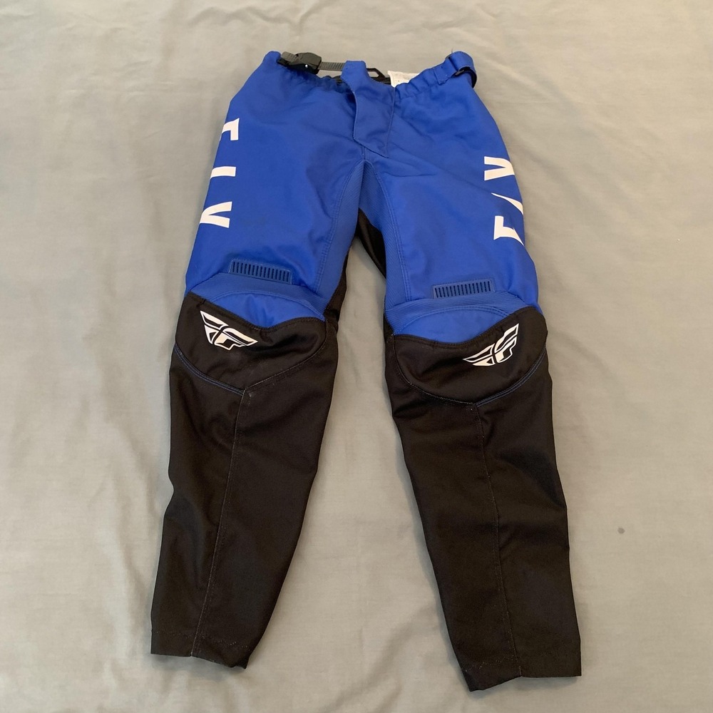 Fly Racing Pants Mens 26 Blue F-16 Motocross MX Padded Motorcycle Riding Gear